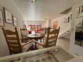 Blick von der Küche ins Wohnzimmer - 3 Zimmer Reihenmittelhaus zum Kaufen in Varel / Dangast