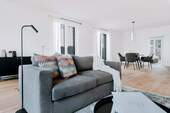 Wohnzimmer - Terrassenwohnung mit 114,00 m² in Hamburg zum Kaufen