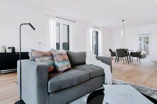 Wohnzimmer - Terrassenwohnung mit 114,00 m² in Hamburg zum Kaufen