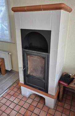 Kaminofen im Wohnzimmer - 