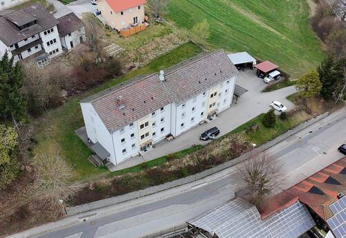 2234 Drohnenbild - Vermietete 3-Zi Wohnung mit Balkon