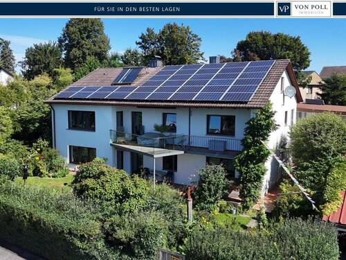 Aussenansicht - Ein Zuhause zum Verlieben! Stilvolles Hanghaus mit Einliegerwohnung in himmlischer Lage Adlkofens!