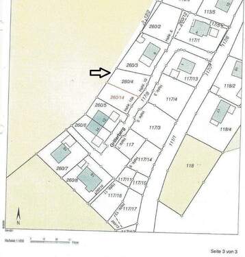 Lageplan ohne Haus.jpg - 406 m² Baugrundstück für eine Doppelhaushälfte (E+D) in Rattenkirchen – ohne Bau Zwang!