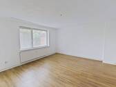 Ansicht I: Wohn- und Esszimmer - Großzügig geschnittene 3-Zimmer-Wohnung mit BALKON und EBK im Norden von Bordesholm