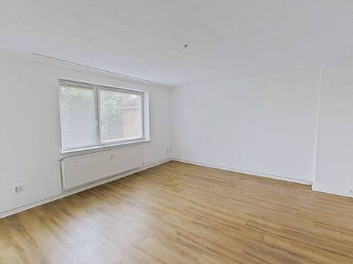 Ansicht I: Wohn- und Esszimmer - Großzügig geschnittene 3-Zimmer-Wohnung mit BALKON und EBK im Norden von Bordesholm