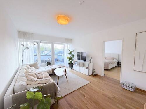 Wohnzimmer - Etagenwohnung mit 70,00 m&sup2; in Bocholt zum Kaufen