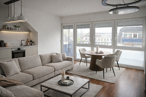 Einrichtungsbeispiel - Etagenwohnung mit 51,00 m&sup2; in Leipzig zur Miete