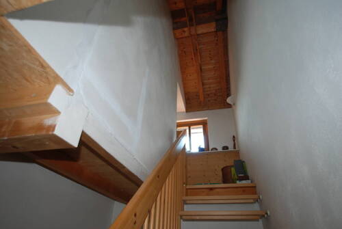 Blick zum Dachstuduio hinauf - 