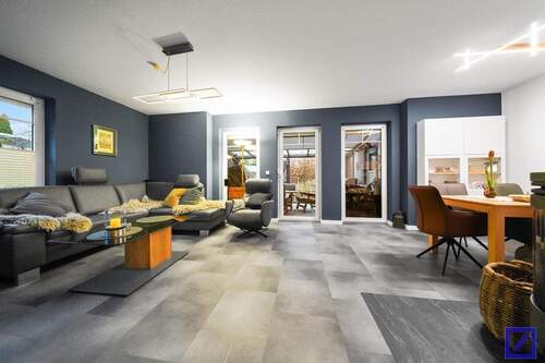 Wohnzimmer - Einfamilienhaus mit 122,10 m&sup2; in Schwanewede zum Kaufen