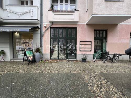 Außenansicht Laden links - Gewerbeobjekt (Büro, Produktion, Verkauf) zur Miete in Berlin