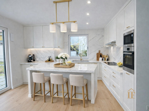 Kochbereich visualisiert - 3 Zimmer Etagenwohnung zum Kaufen in München