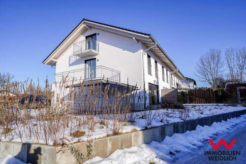 Südwestansicht - Reihenendhaus mit 150,00 m&sup2; in Edling zur Miete