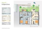 Grundriss Haus B - Erdgeschoss - 