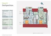 Grundriss Haus B - Dachgeschoss - 