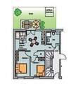 Wohnung B-07 mit Garten - 