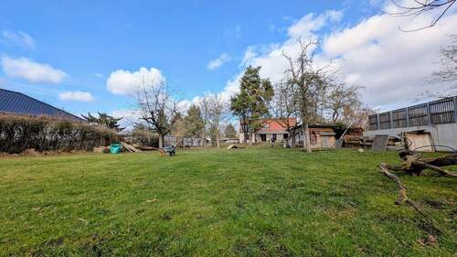 Blick vom Garten zum Haus - 