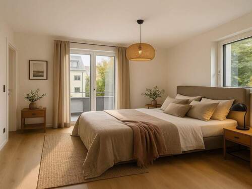 Visualisierung Hauptschlafzimmer. - 