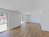 Ansicht I: Wohn- und Esszimmer - Penthouse-Feeling: Großzügige 2-Zimmer-Wohnung mit Sonnen-Terrasse