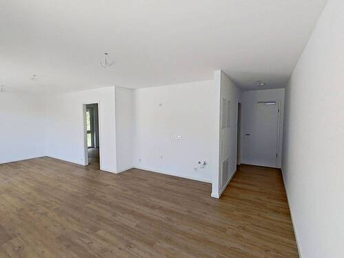 Ansicht I: Wohn- und Esszimmer - 2 Zimmer Etagenwohnung in Heidenheim