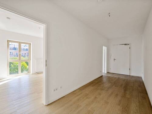 Ansicht I: Flur/Eingangsbereich - Option auf EINBAUKÜCHE: ** Moderne 3-Zimmer-Wohnung in Dresden, Pieschen! **