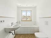 Ansicht II: Badezimmer - Etagenwohnung mit 61,10 m&sup2; in Dresden zur Miete