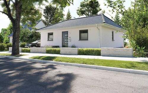 BG78 - Straßenansicht - 3 Zimmer Bungalow in Gebesee