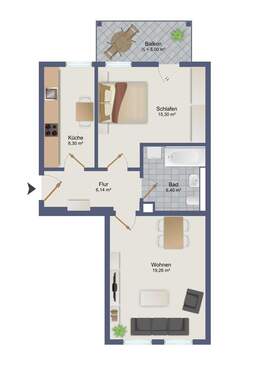 Animierte Darstellung - 