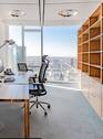 2 Personen Büro - Exklusive 50 m² Büroraum auf der 37. Etage - Top-Aussicht in Frankfurt