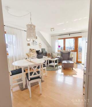Wohn- und Esszimmer - 2 Zimmer Etagenwohnung zum Kaufen in Horb am Neckar