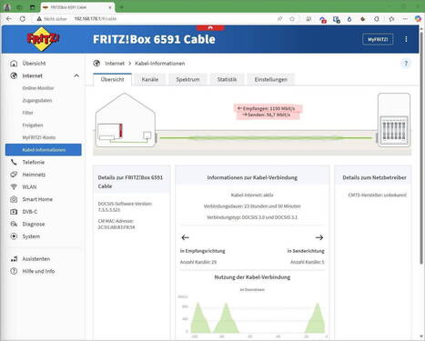 Internetgeschwindigkeit - 