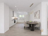 Küche EG visualisiert - 4 Zimmer Reihenendhaus zum Kaufen in Gauting