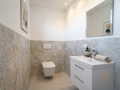 Gäste-WC EG visualisiert - Reihenendhaus mit 148,00 m&sup2; in Gauting zum Kaufen