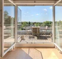 Moderne möblierte 3-Zimmer-Dachgeschosswohnung mit Weitblick - befristet auf 2 Jahre - Berg Aufkirchen