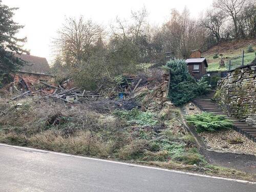 Straßenansicht - Grundstück in Sangerhausen Obersdorf zu verkaufen