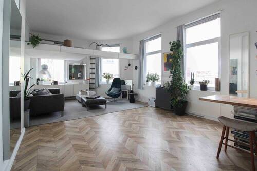 Wohnzimmer - Zeitlose Altbau-Eleganz trifft urbanes Lebensgefühl in Neuehrenfeld