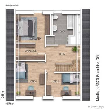 Jubiläumshaus Dachgeschoss - 