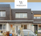 Titelbild Hausfront - Modernisiertes Reihenmittelhaus mit Pool im Gaten und angenehmem Wohnumfeld