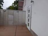Terrasse / Eingang - 3 Zimmer Terrassenwohnung in Kochel am See