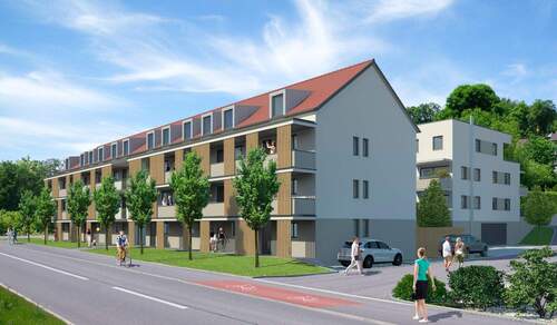 Visualisierung Haus A - 3,5-Zimmer-Maisonettewohnung im Neubau - Stadtnah, nachhaltig, attraktiv