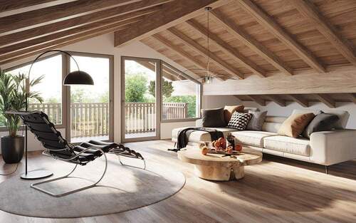 Visualisierungbeispiel Atelier Dachgeschoss - Baugrundstücke in toller Lage - Bau eines Einfamilienhauses - Bau von zwei Doppelhaushälften