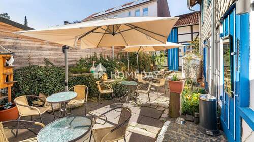 Terrasse Café 1 - 4 Zimmer Reihenmittelhaus zum Kaufen in Bad Gandersheim