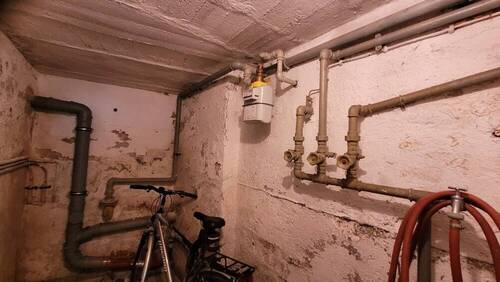 Gasanschluss über Kanal - 