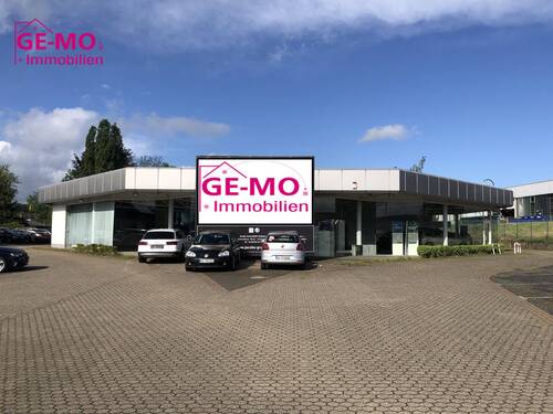 Ansicht.jpg - !!! TOP Gewerbeimmobilie mit optimaler Verkehrsanbindung, Autohaus mit Werkstatt und Freifläche !!!