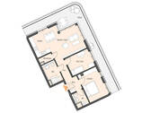 Shape 3.1.3 Grundriss - 3 Zimmer Etagenwohnung in Frankfurt am Main