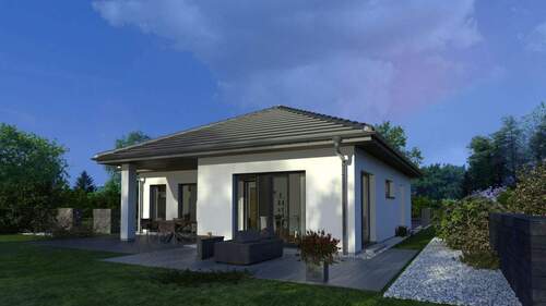 Ansicht Garten - 3 Zimmer Bungalow zum Kaufen in Katzenelnbogen