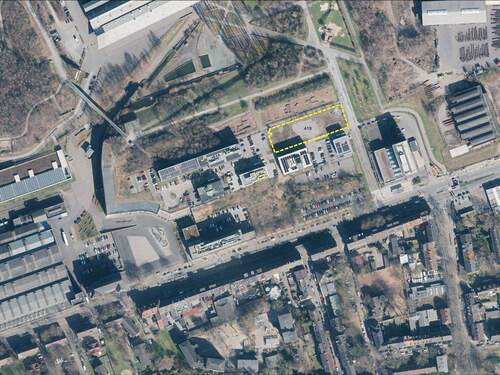 Lageplan Luftbild markiert - Grundstück in Bochum zum Kaufen