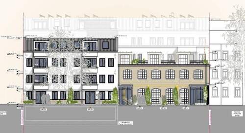 Ansicht Rückgebäude - Mehrfamilienhaus, Wohnhaus zum Kaufen in Leipzig