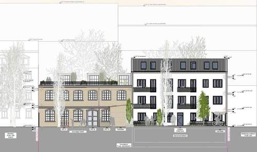 Ansicht Hof Rückgebäude - Mehrfamilienhaus, Wohnhaus in Leipzig zum Kaufen