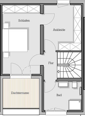 Dachgeschoss Typ 1.2 - 
