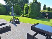 Blick in den Garten - Einfamilienhaus mit 180,00 m² in Ostrohe zum Kaufen